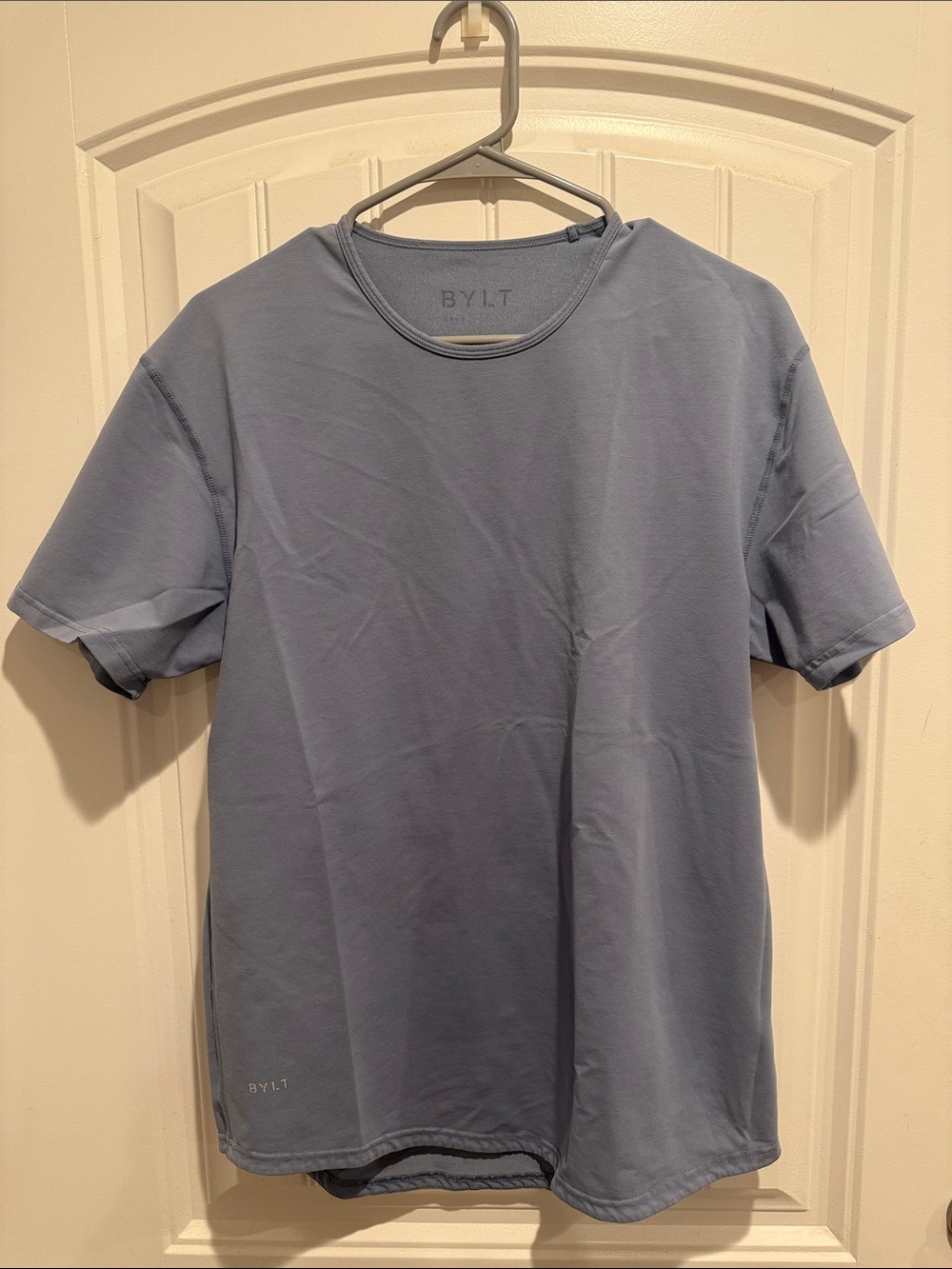 BYLT Men's Crewneck T-Shirt in Dusty Blue (L)